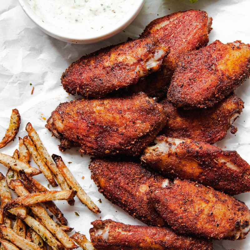 The BEST Dry Rubbed Chicken Wings - The Relished Meal